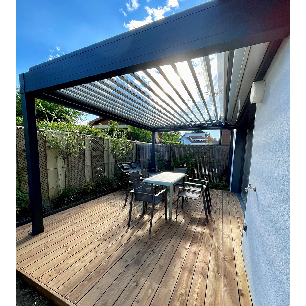 Pergola bioclimatique SPINELLE 4,50 x 3,062 M – Coloris : Mixte